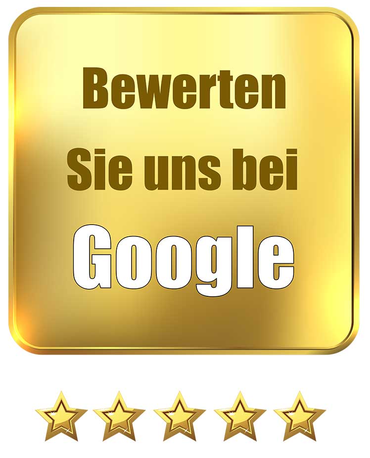 Bewerten Sie uns bei Google